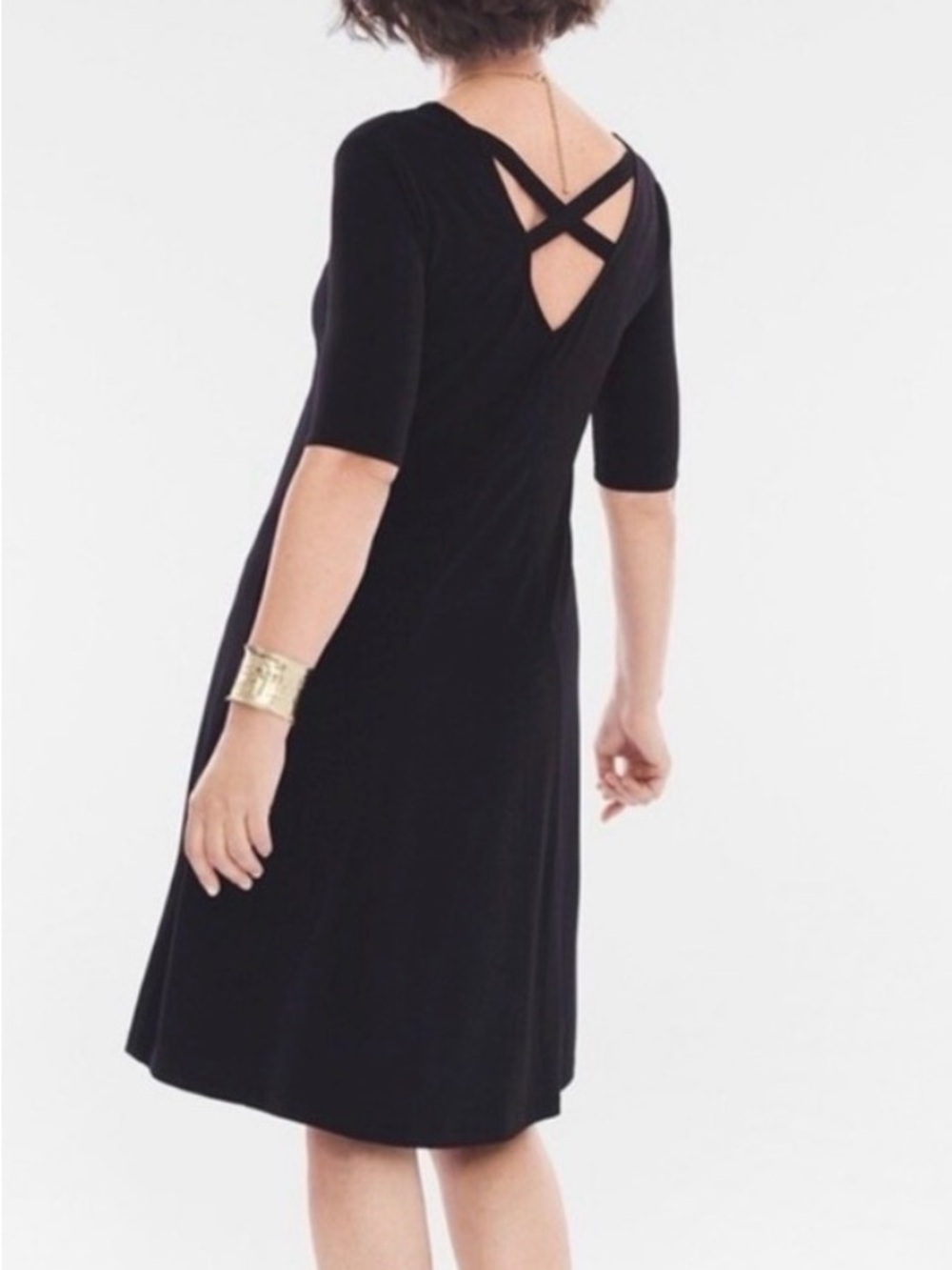 Chico’s Criss Cross Back Swing Dress